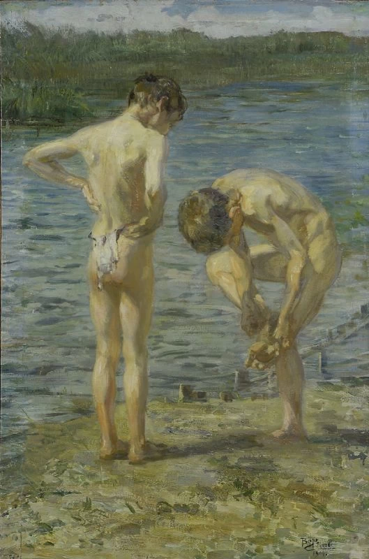 Bambini al fiume